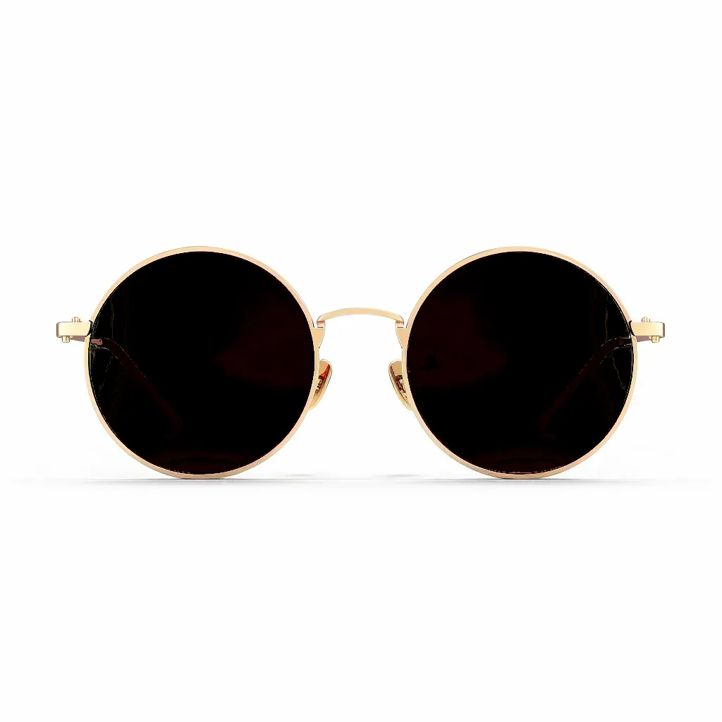 レトロモダン・ラウンドサングラス - 画像 (2)